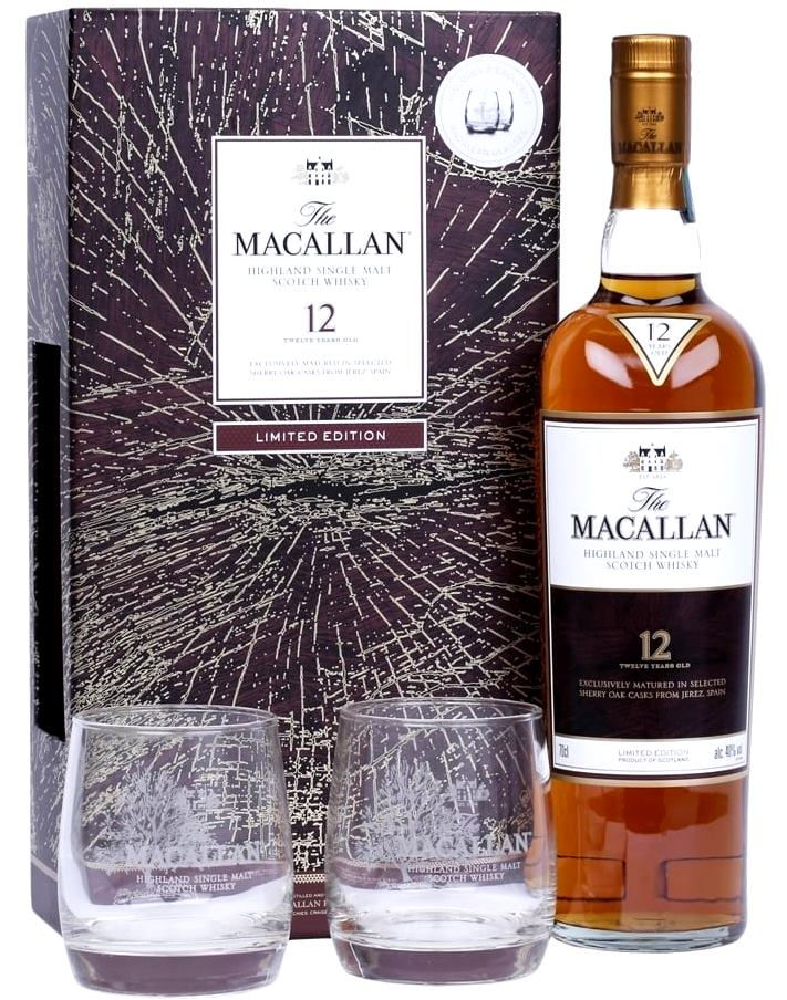 Macallan 12 Jahre Limited Edition Whisky Geschenkset