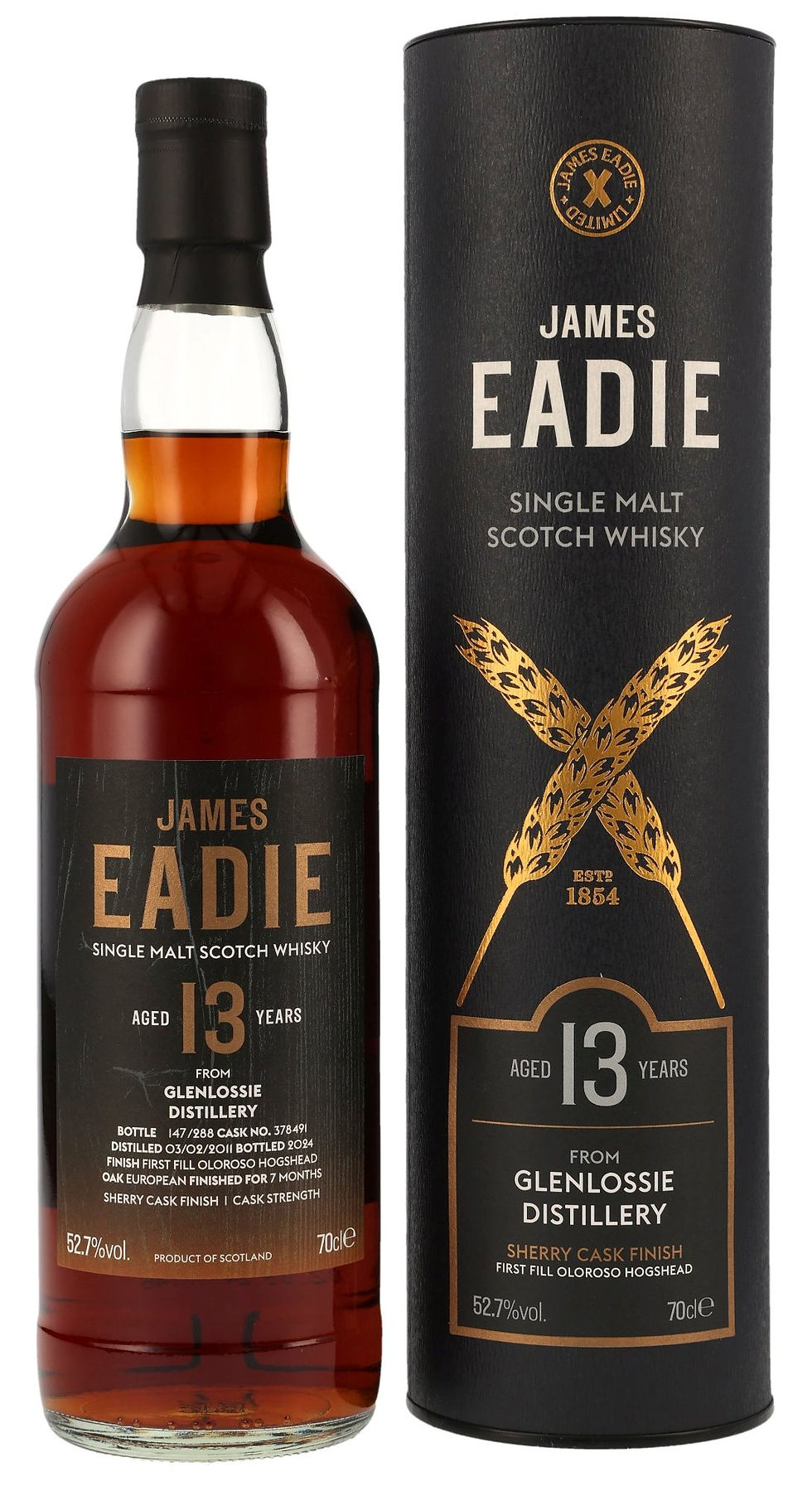 James Eadie 13 Jahre Single Malt Scotch Whisky