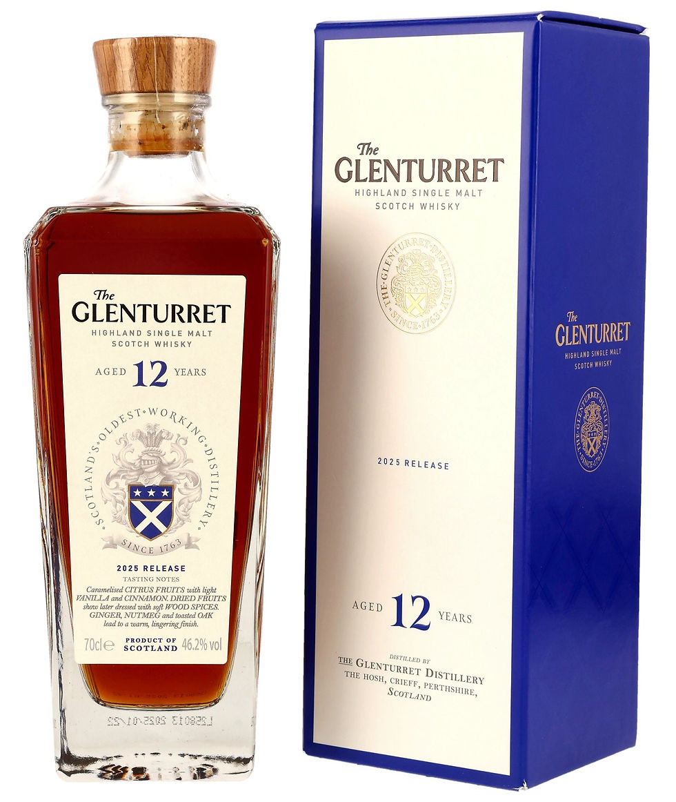 Glenturret 12 PX & Oloroso seasoned European & American Oak 2025 Release