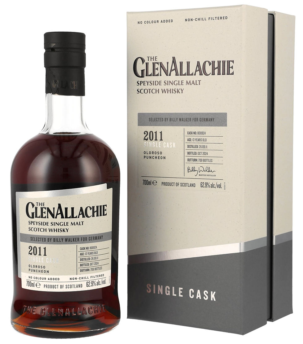 GlenAllachie 2011 Oloroso Puncheon 13 Jahre alter Fass 800924: Whisky-Rarität