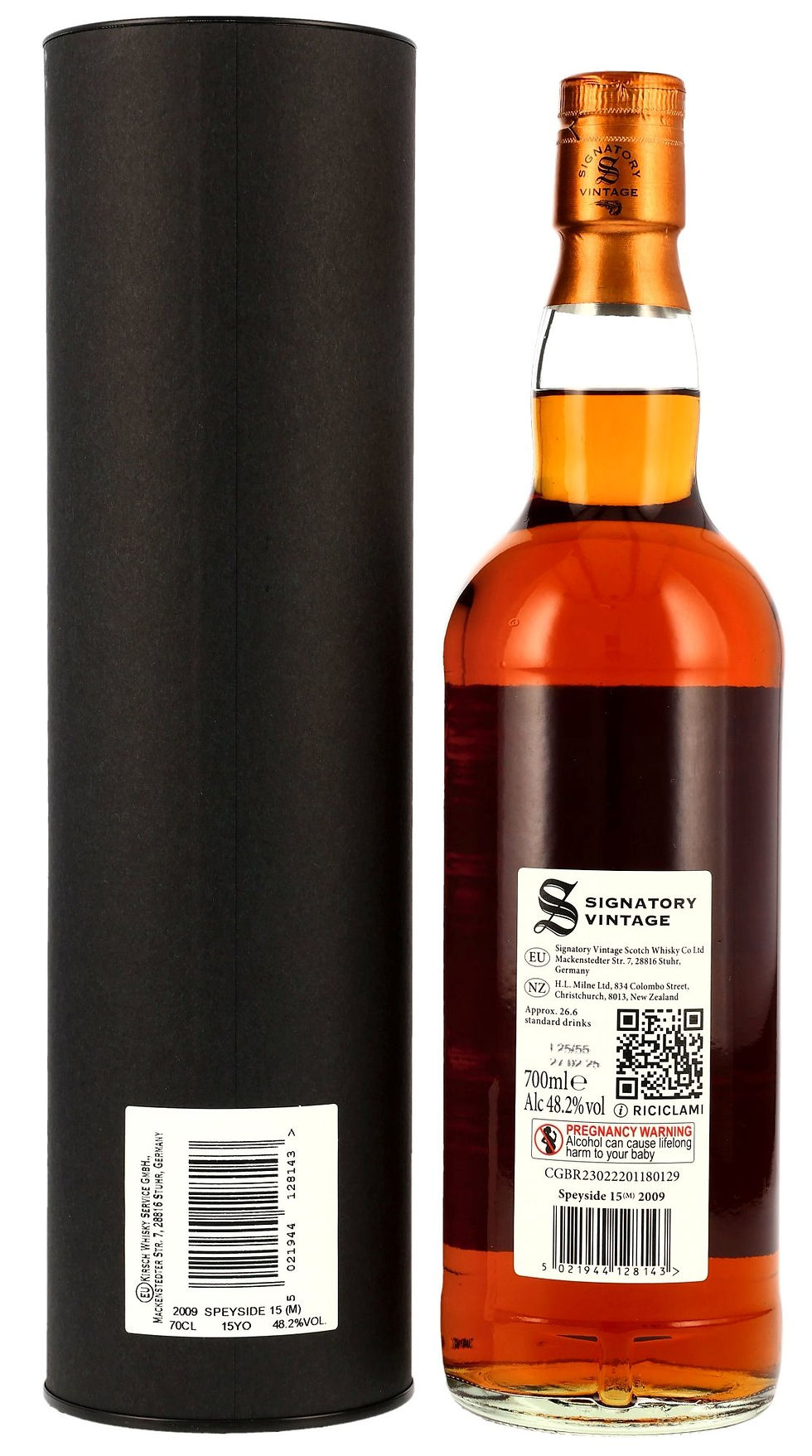Glendullan 2009 Signatory Vintage: 15 Jahre alter Oloroso Sherry Finish Whisky