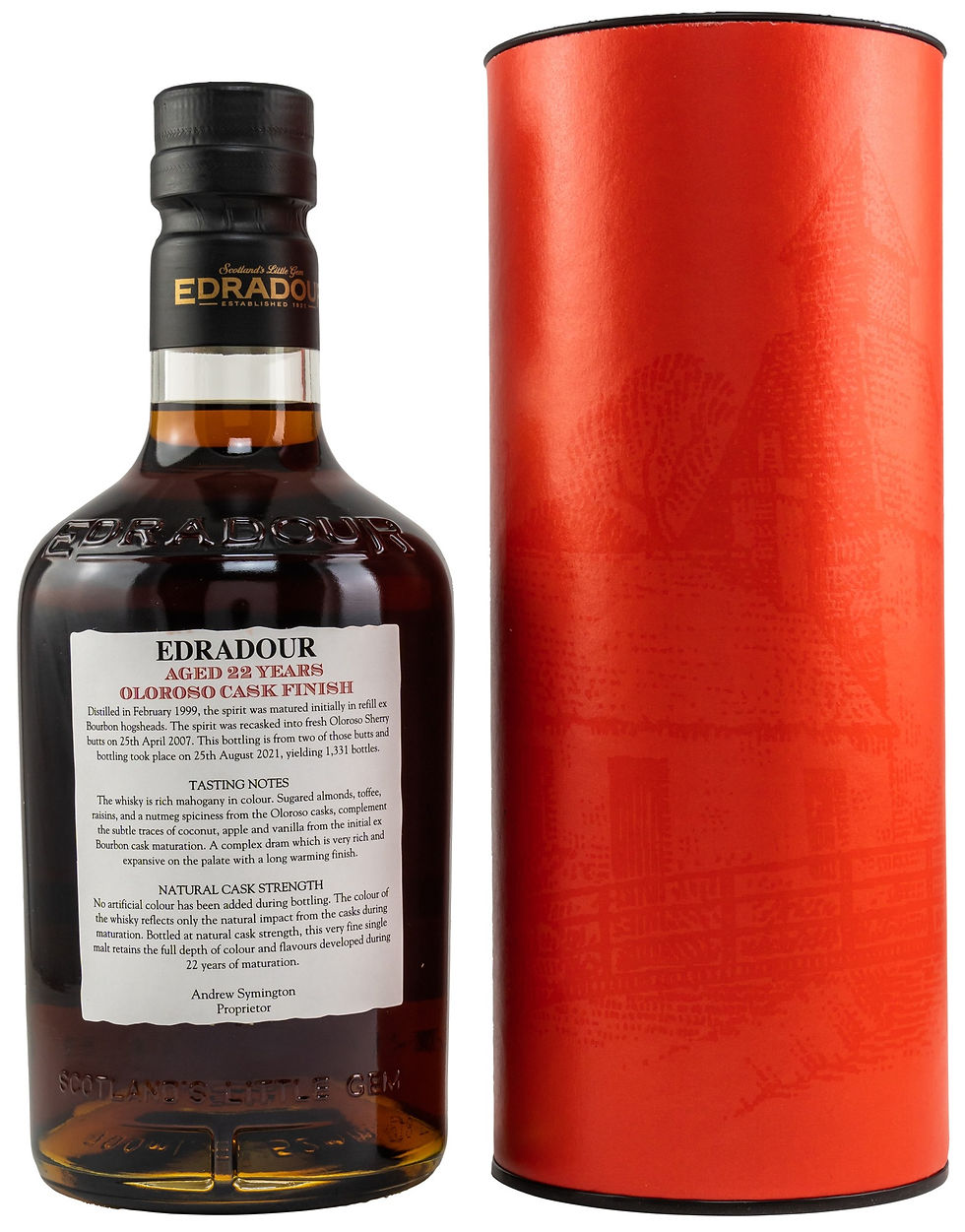 Speyside Signatory 100 Proof Whisky, 16 Jahre, rote Verpackung