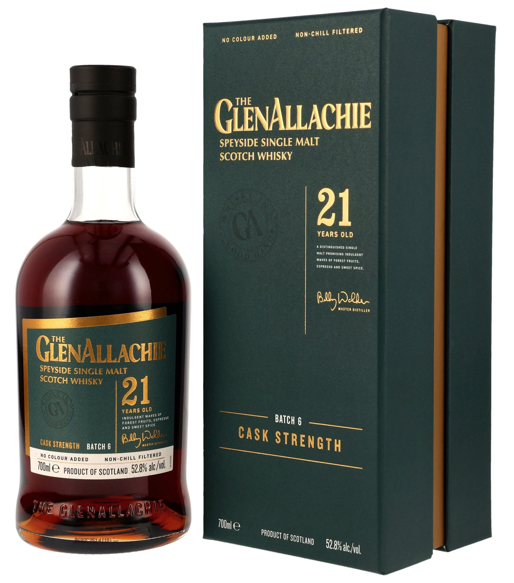 GlenAllachie 21 Years Pedro Ximénez & Oloroso Sherry Cask 2025 Batch 6