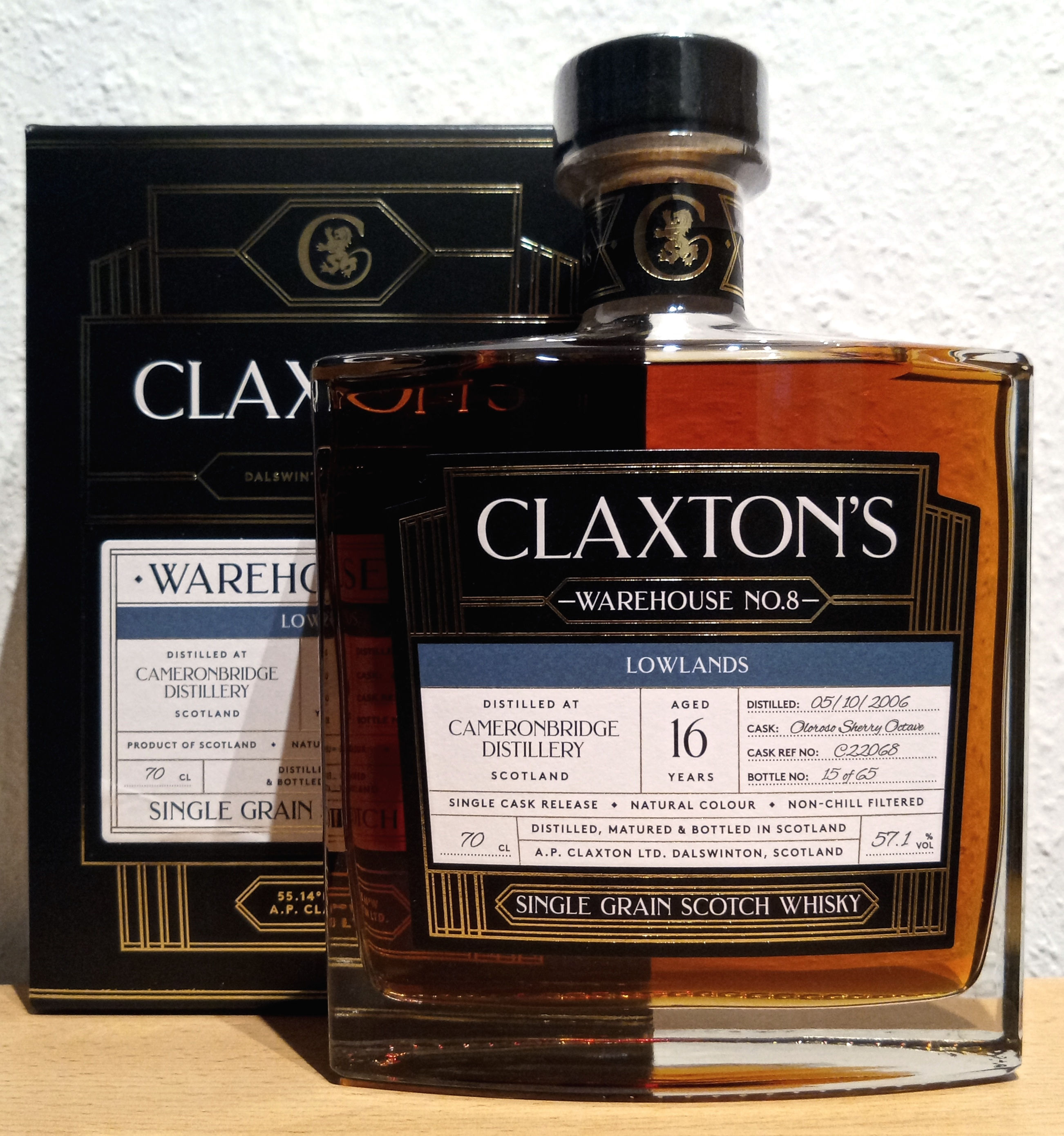 Claxton's Warehouse No8 10 Jahre Single Malt Whisky