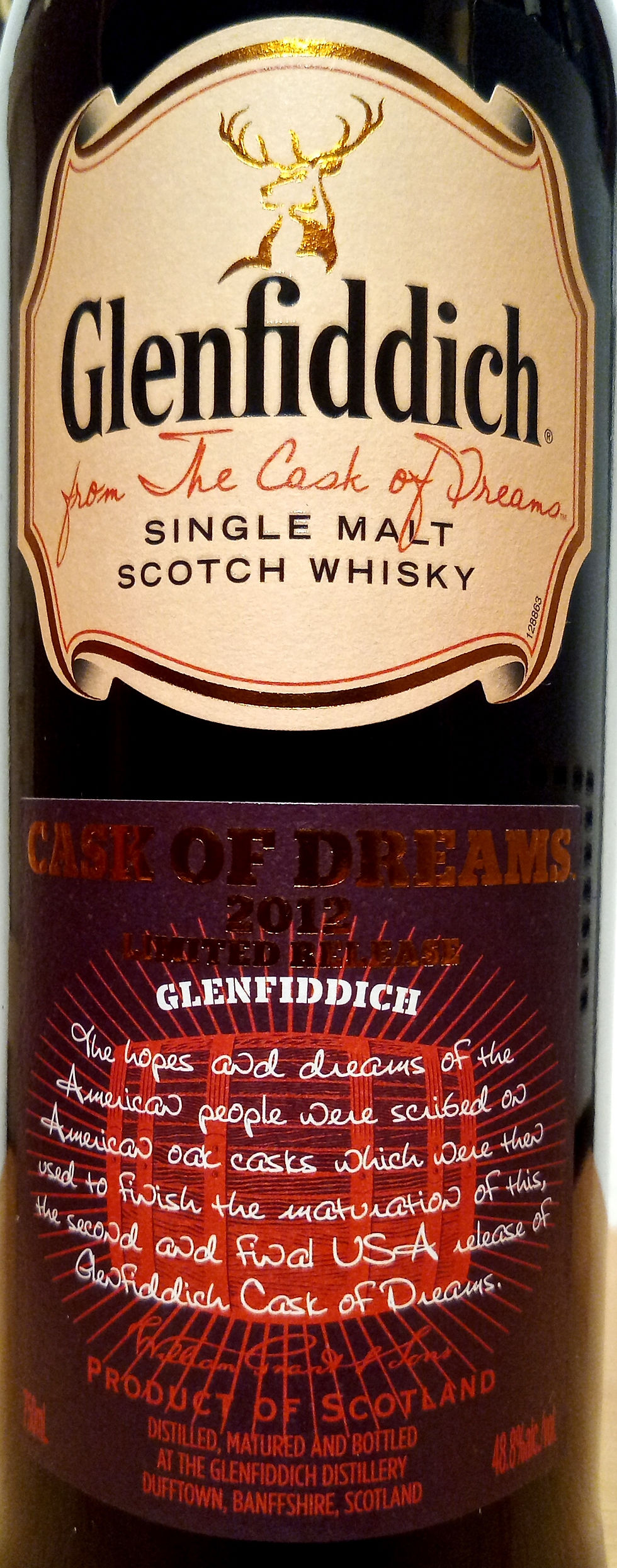 Glenfiddich Single Malt Scotch Whisky, Traum 2012