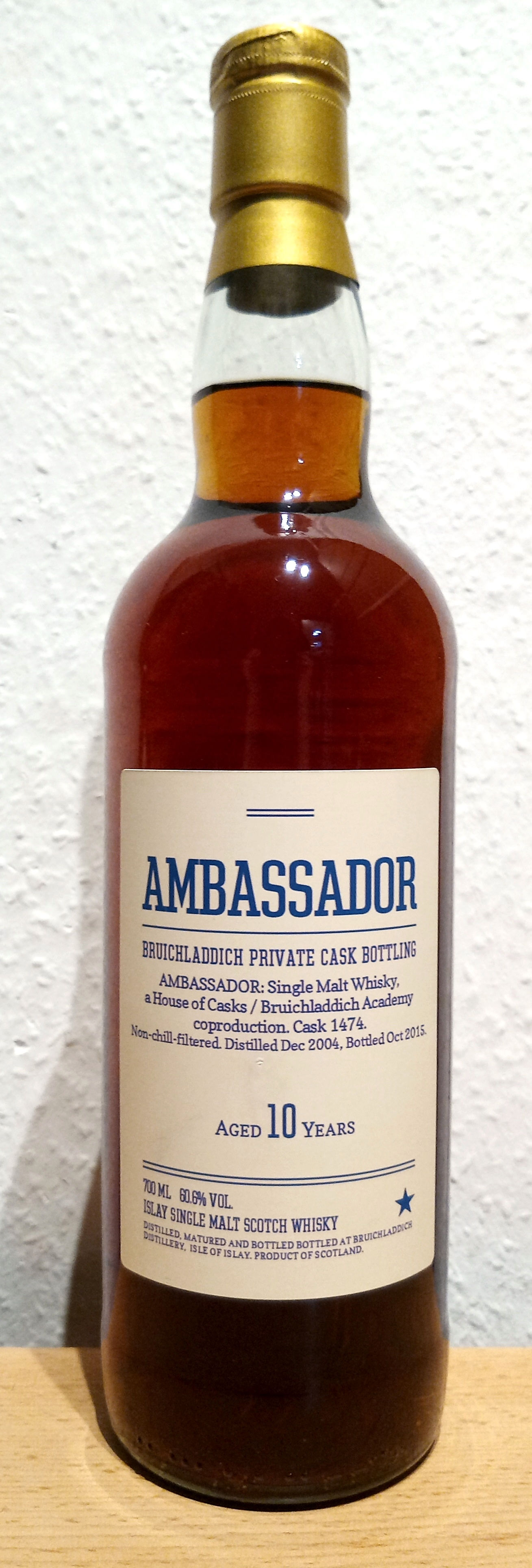 Ambassador: Nickolaich Private Cask Whisky