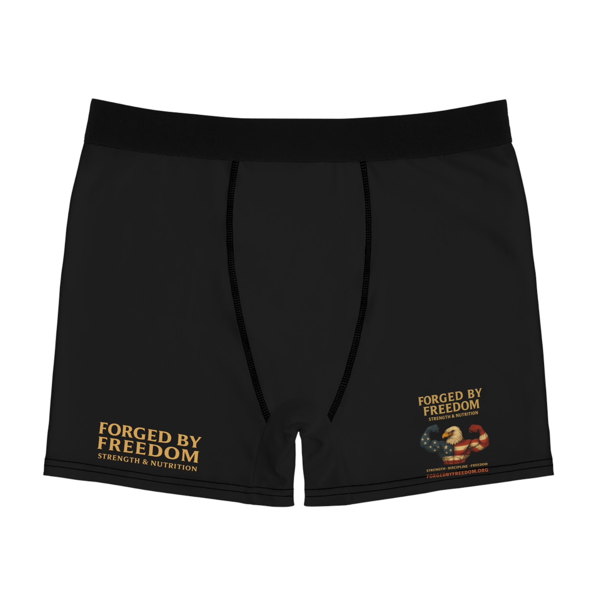 Freedom-Themed Men's Boxer Briefs