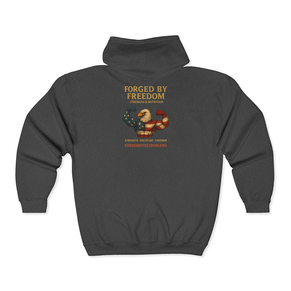 Thumbnail: Copy of Forged by Freedom Full Zip Hooded Sweatshirt