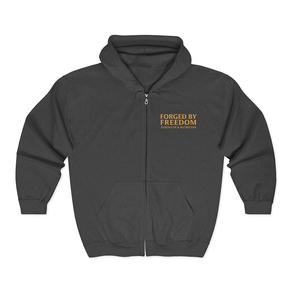 Thumbnail: Forged by Freedom Full Zip Hooded Sweatshirt