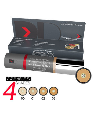 Thumbnail: LUXXE WHITE REVEAL DYNAMIC DUO BB + CC HYBRID STICK – SPF50 PA+++