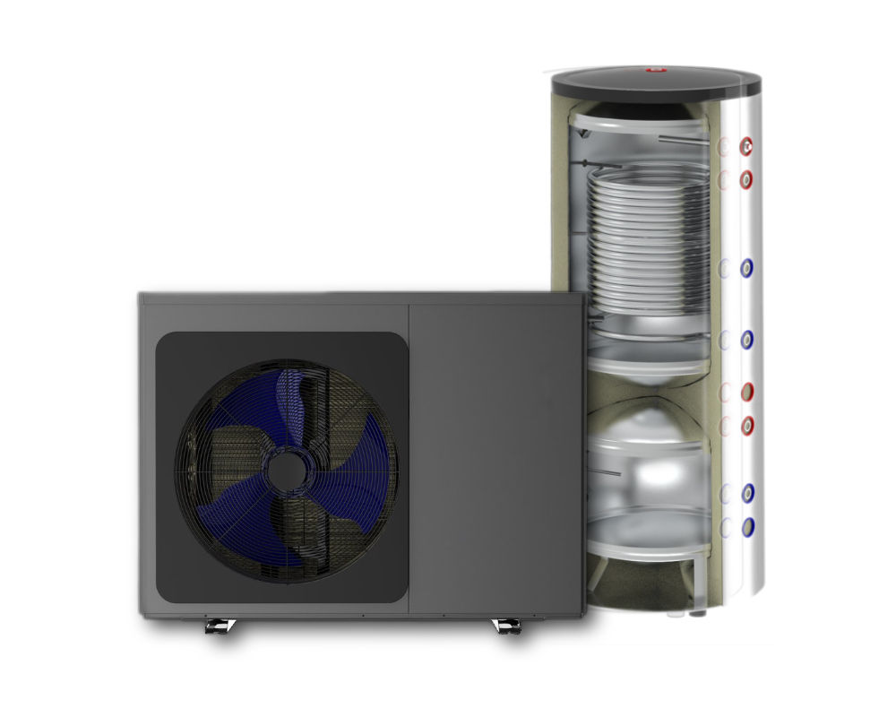 Zvýhodněný set 11.4kW Plně invertorové tepelné čerpadlo + Kombinovaná nádrž