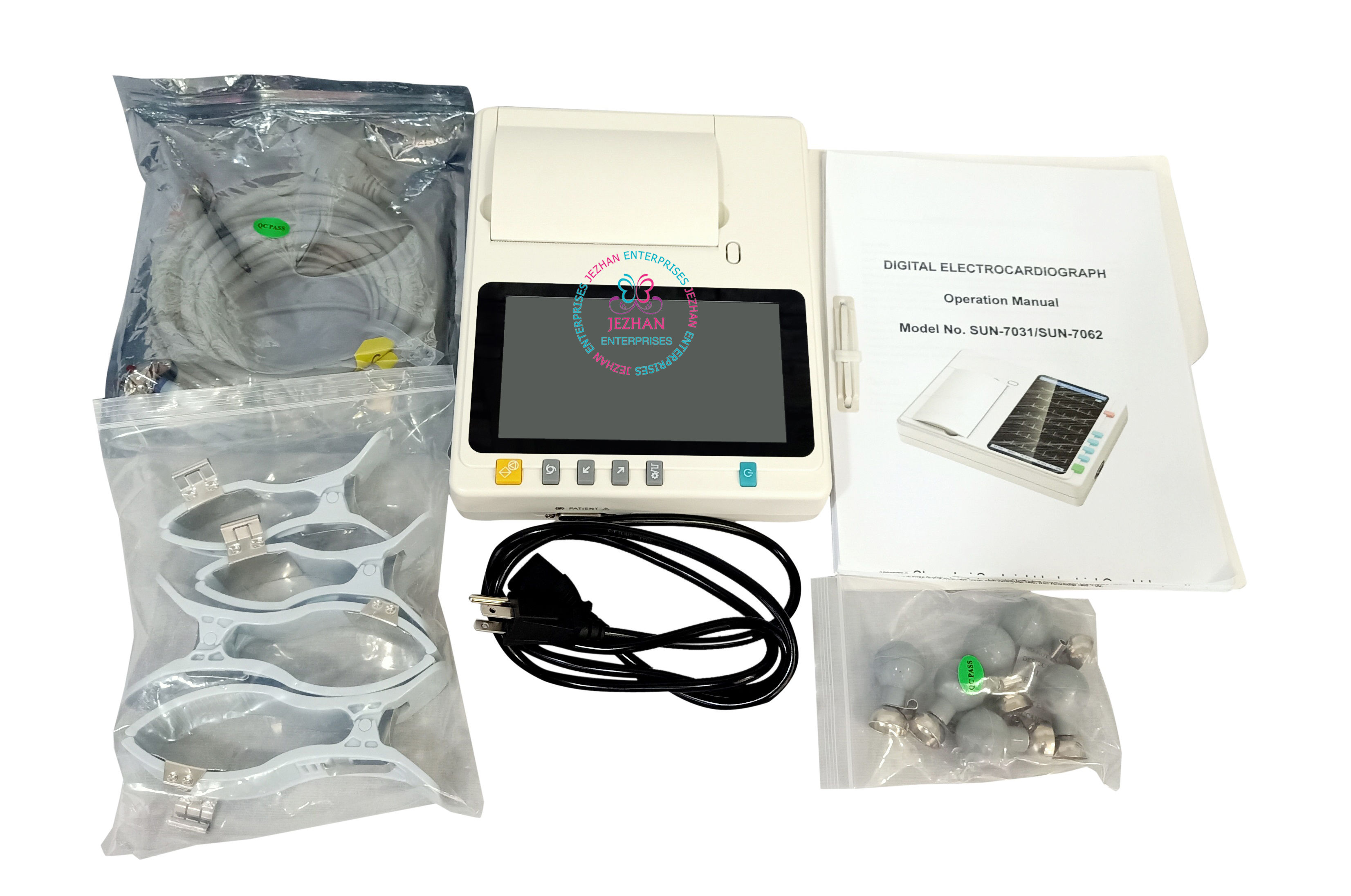 ECG 3 Channel Electrocardiograph Sun-7031 Portable