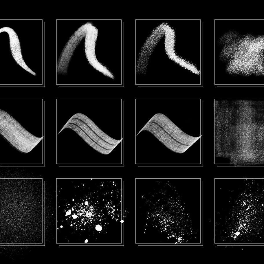 Kreide-Brushes aus dem Chalk & Marker Procreate Brushset