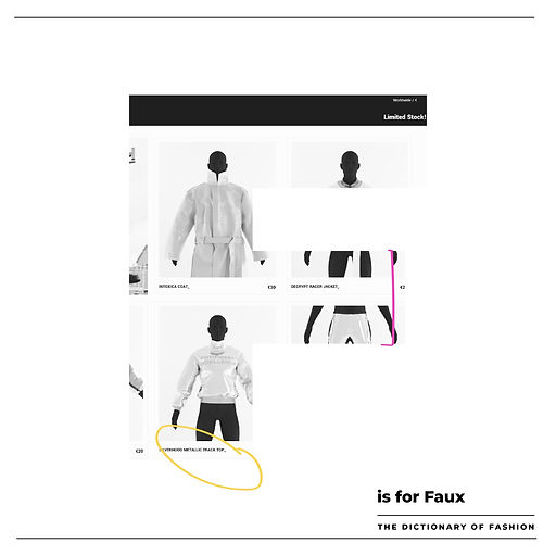 F IS FOR FAUX