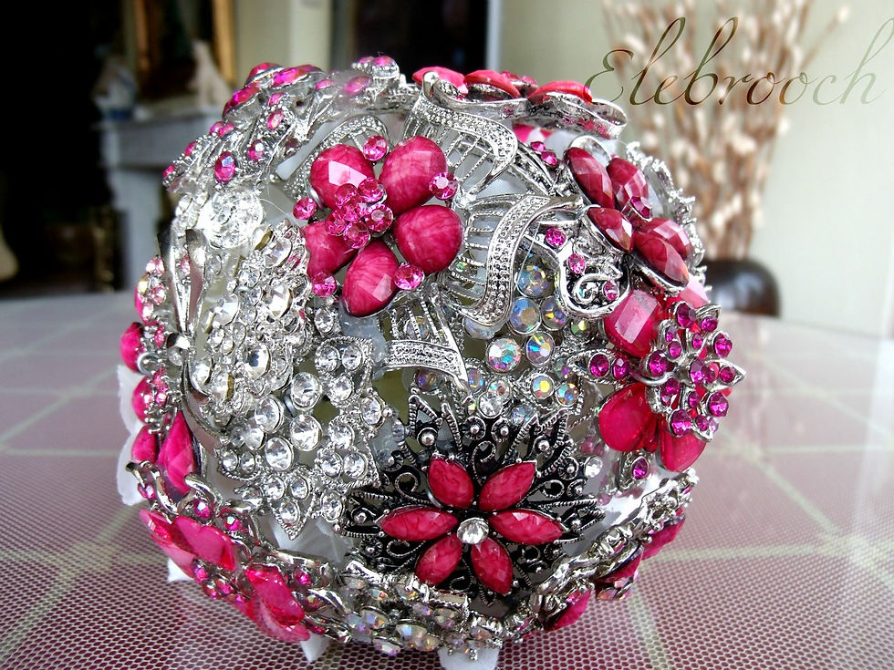 Mini ramo fucsia