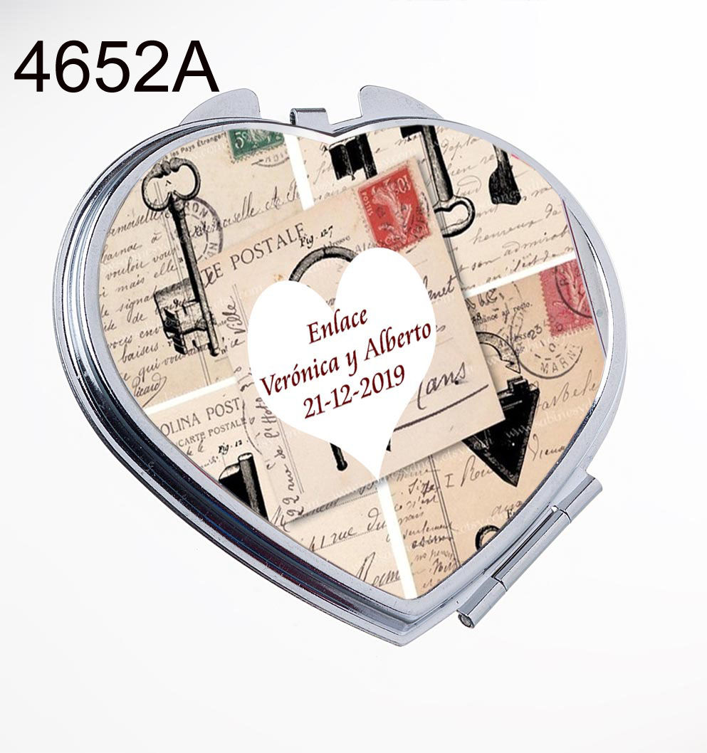 Espejo Corazón Personalizado