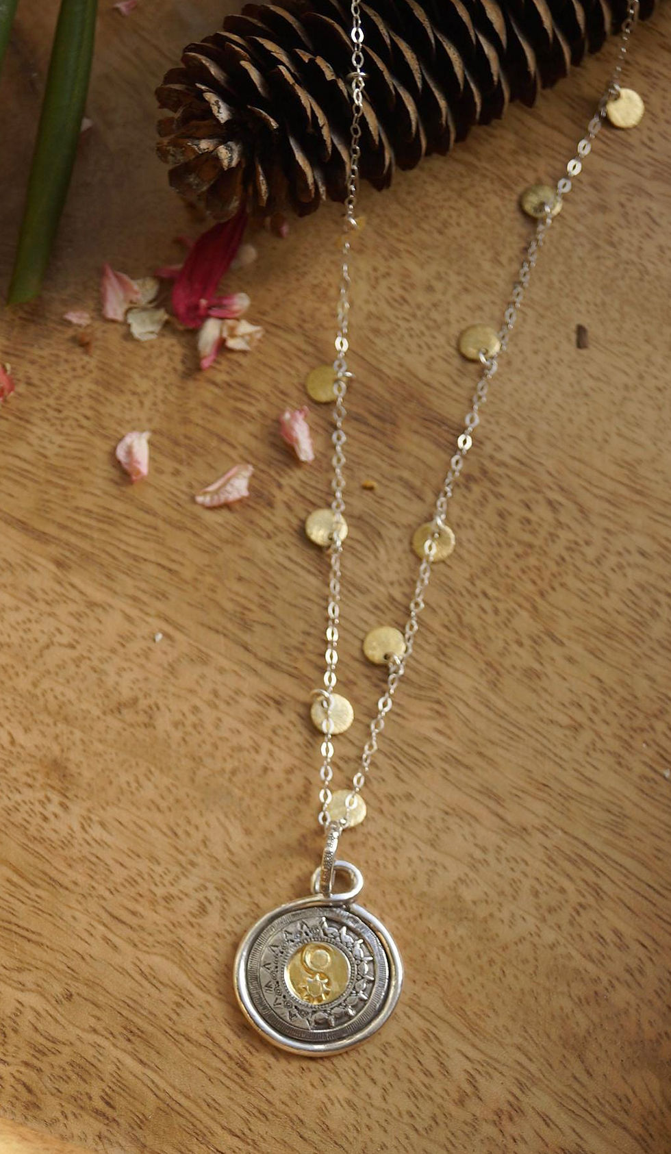 Thumbnail: Symphony of Balance Coin Necklace