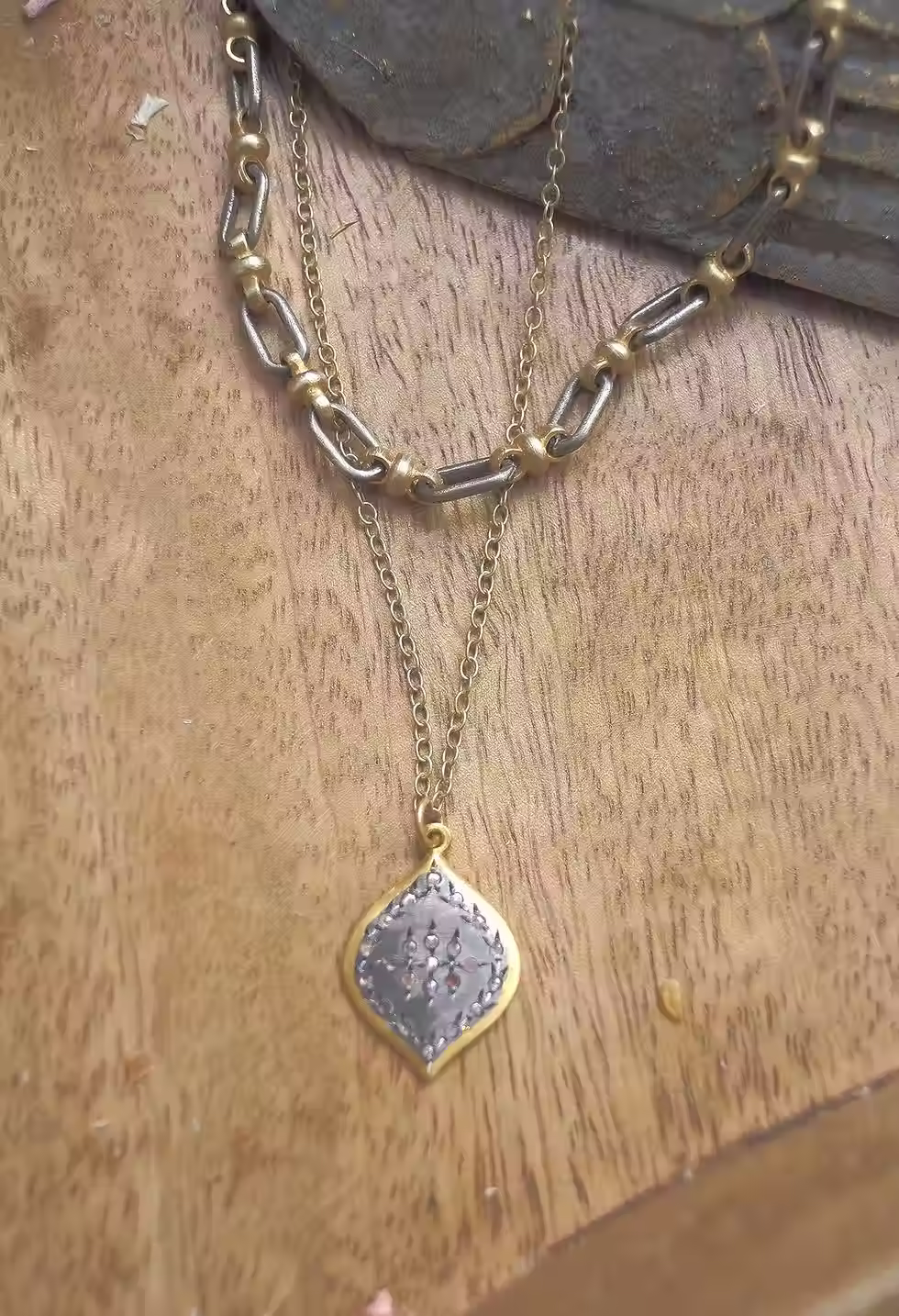 Thumbnail: “Gilded Oath” Layering Necklace