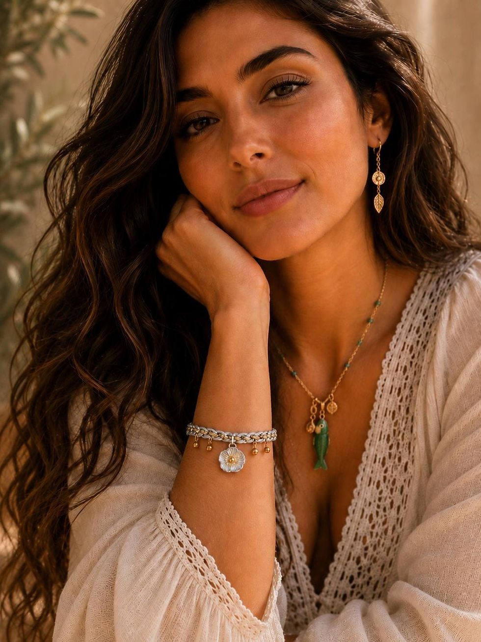 Thumbnail: YOUR CHOICE - "Sole & Mare" - Sun and Sea Fish Necklace Collection
