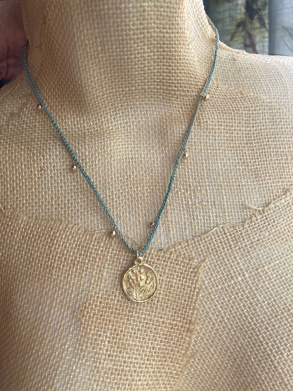 Thumbnail: "Golden Threads & Wildflowers" Charm Collection YOUR CHOICE