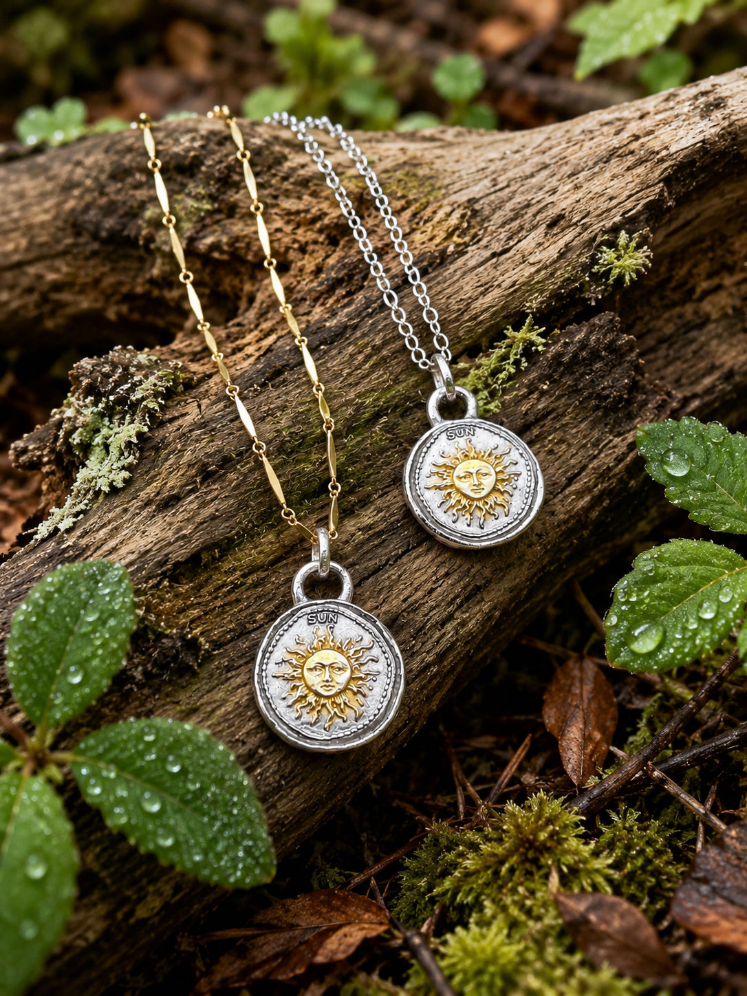 "Inner Light" Sun Pendant or Necklace - YOUR CHOICE