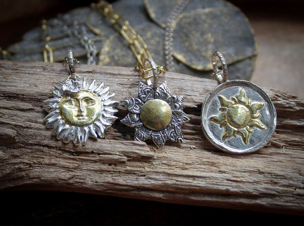Thumbnail: "Sunflower Sol" Charm Necklace