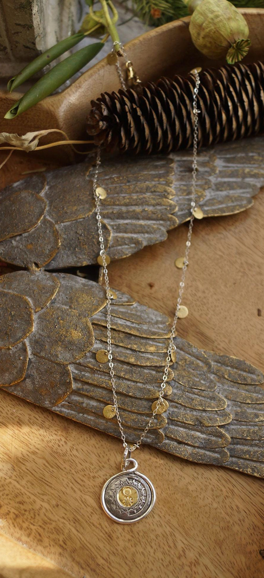 Thumbnail: Symphony of Balance Coin Necklace