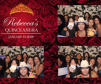 Photo Booth Setup For Party By Evan & Scarlett Flash N Dash In Palmdale California and Dallas Fort Worth Texas