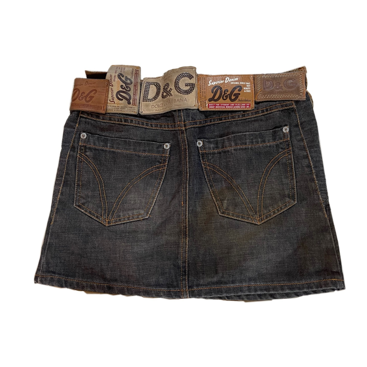 Dolce \u0026 Gabbana Logo Leather Patch Mini 