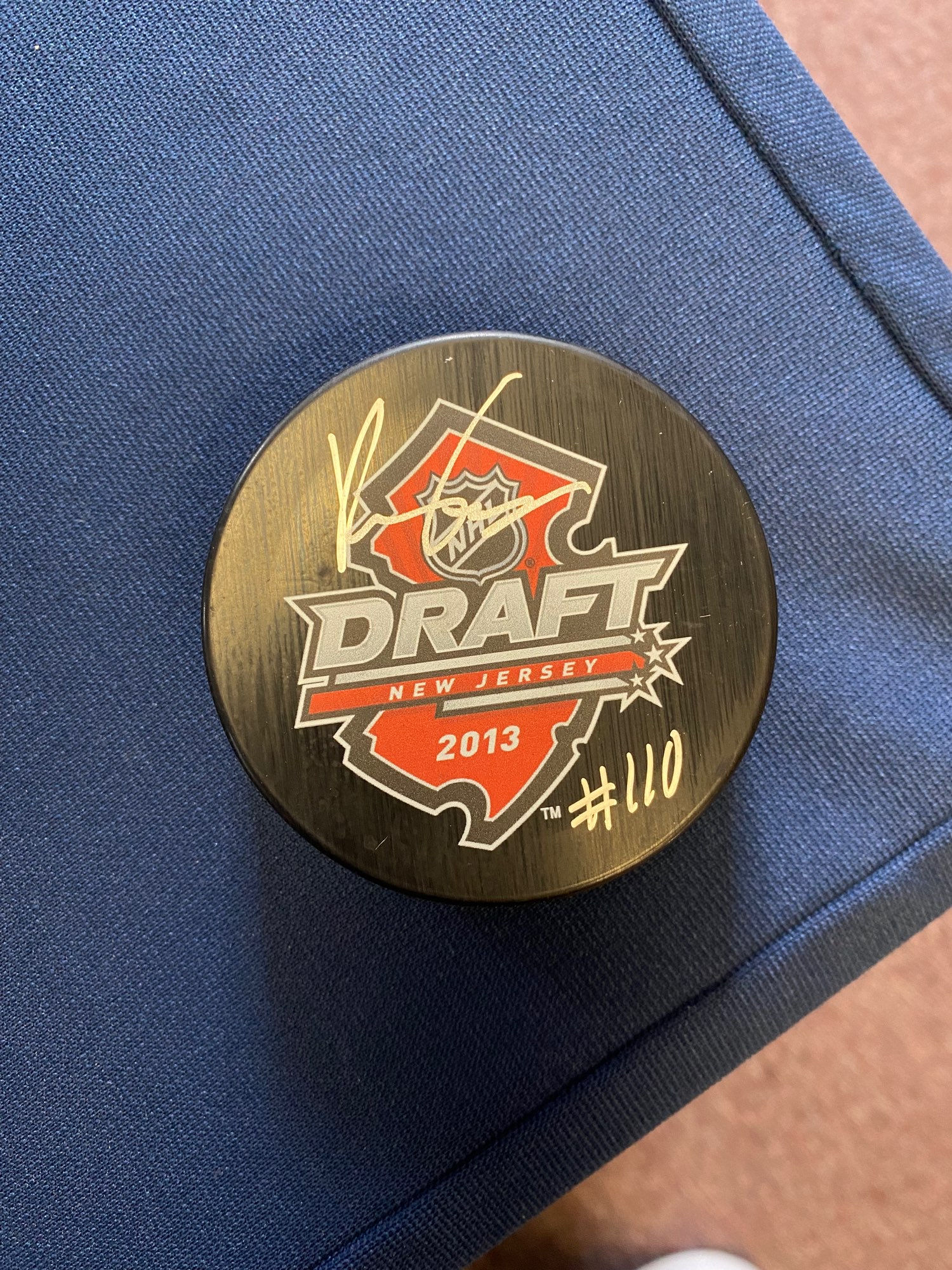 Ryan Graves Draft Puck