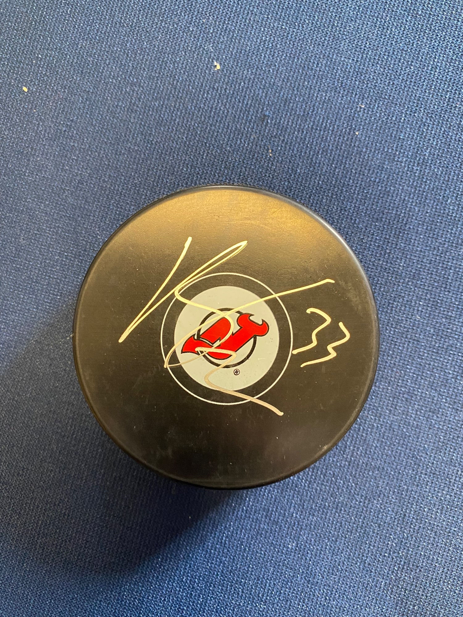 Ryan Graves Signed Puck