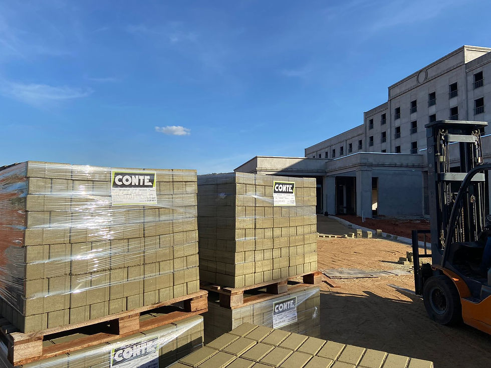 Paletização com Filme Stretch