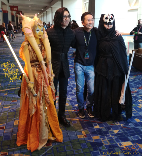 Doug Chiang, Lucasfilm, Togruta, Yellow Togruta, Yellow Alien, Darth Nihilus, Star Wars, Knights of the Old Republic, Star Wars Cosplayer, Star Wars Concept Artist, Star Wars Fans, Star Wars Celebration, Star Wars Celebration Chicago 2019