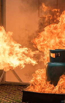 Workplace fire warden training session led by certified ex-fire service instructors