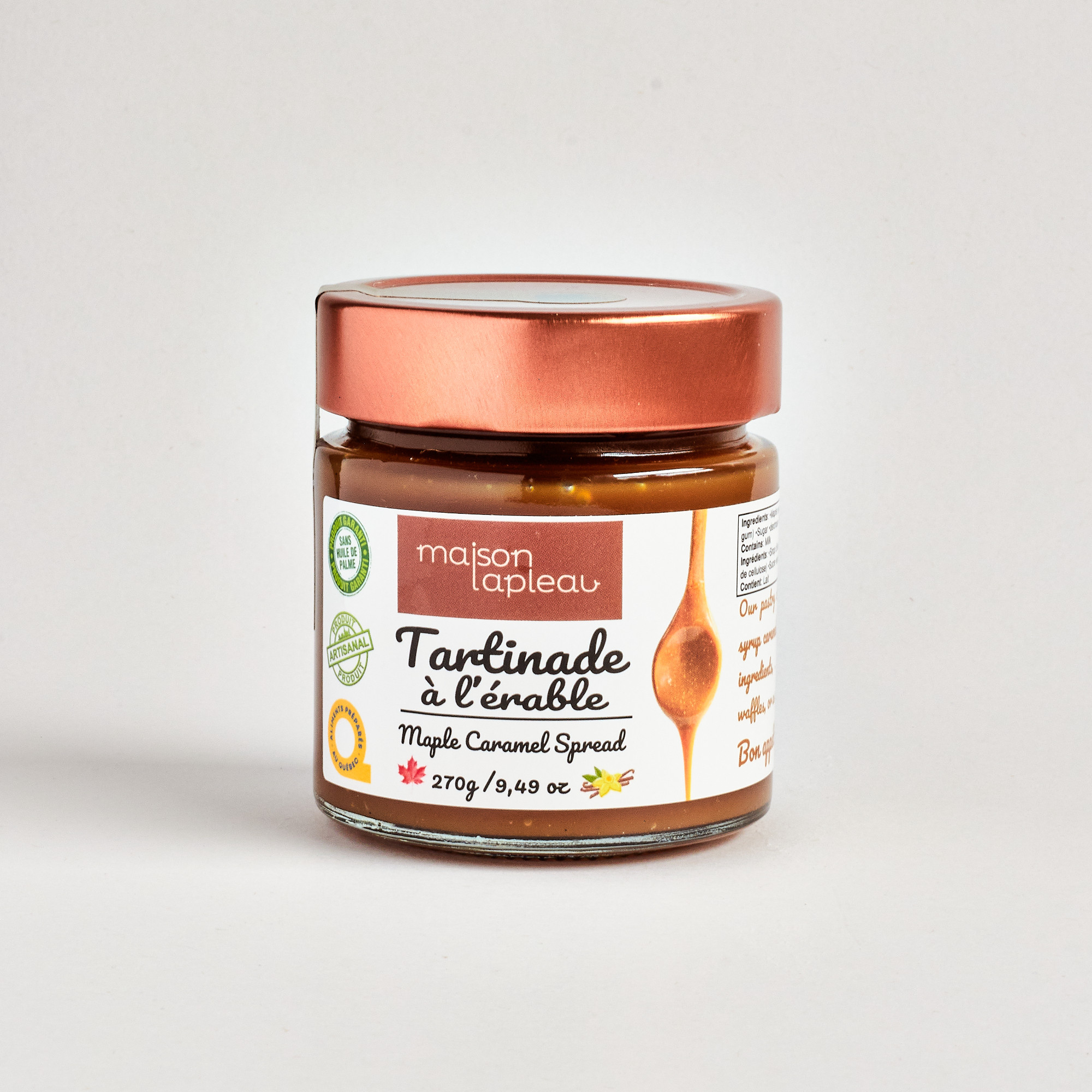 Tartinade au sirop d'érable 270g