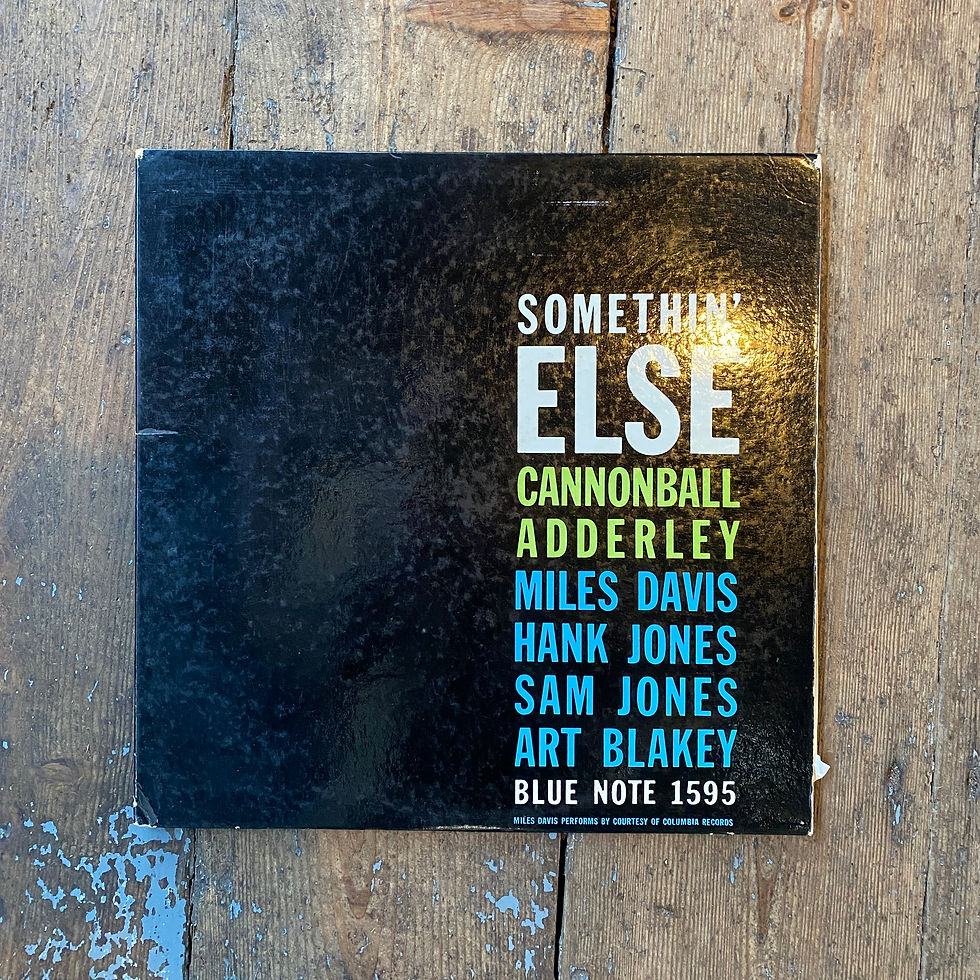 Cannonball Adderley - Somethin' Else (1959 US MONO - RARE!!)