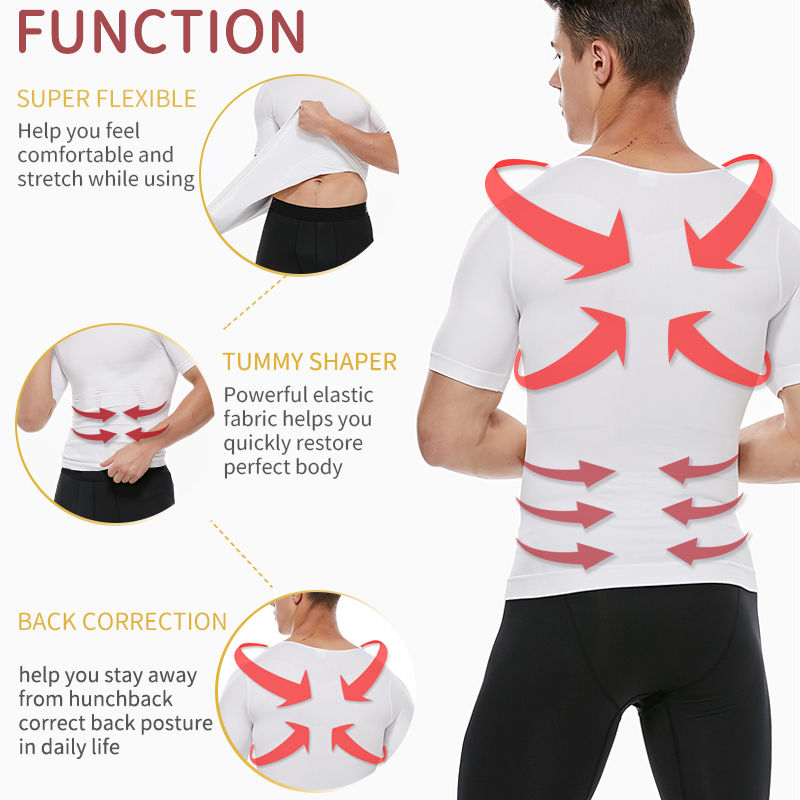 Miniaturbild: Men Slimming Body Shaper Belly Control Shapewear Man Shapers Modeling Underwear 