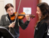 Practicing Violin
