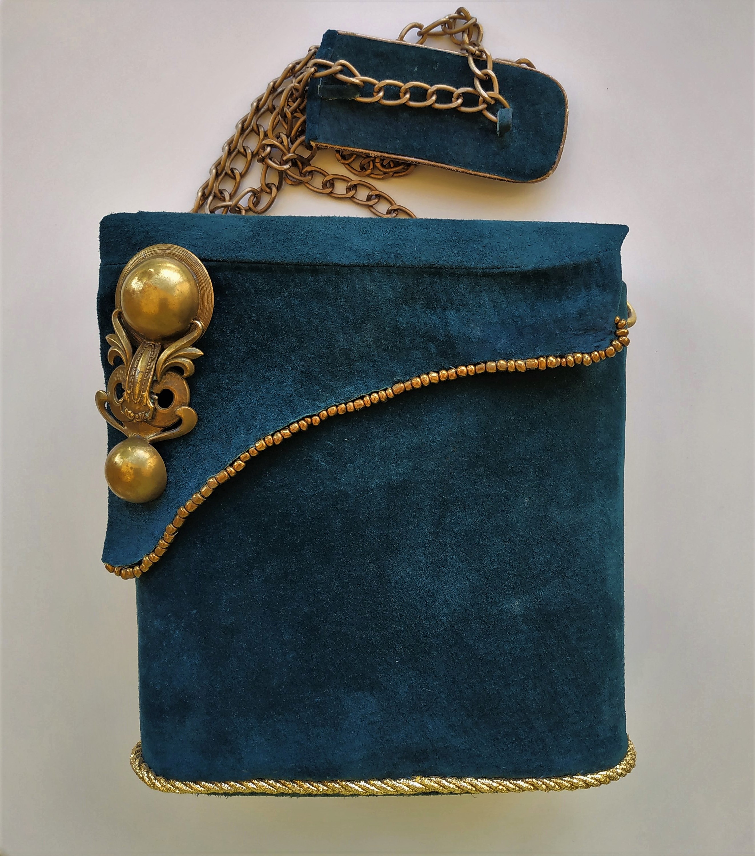 Suede box-bag - Original product for women