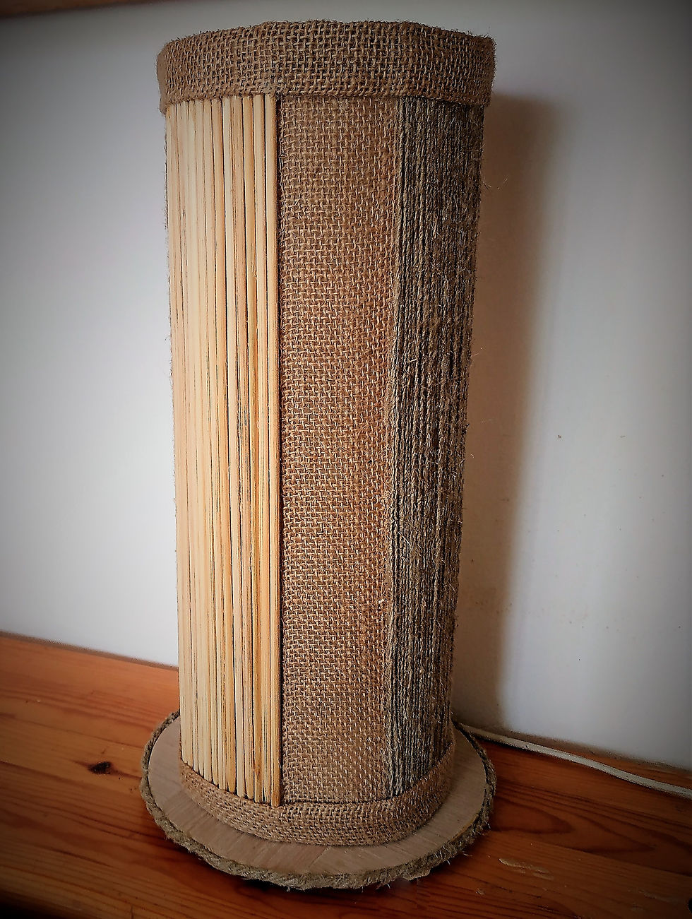 Thumbnail: Design Table lamp that has a cylindrical shape, for a romantic atmosphere.