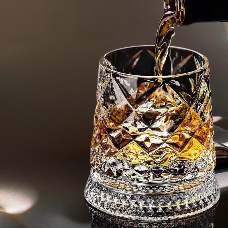 Thumbnail: Cocktail Party Essential: 2026 Crystal Whiskey Glasses with 360 Degree Rotating 
