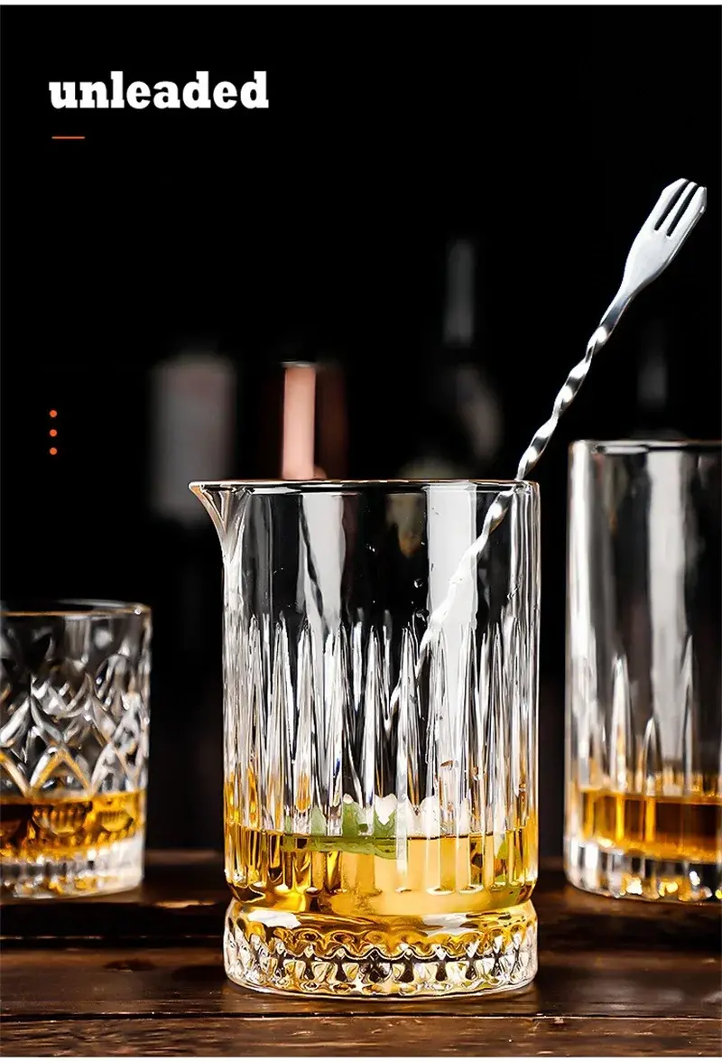 Thumbnail: 700ml Cocktail Shaker Whiskey Glass Cup Professional Cocktail  Stirring Cup Wine