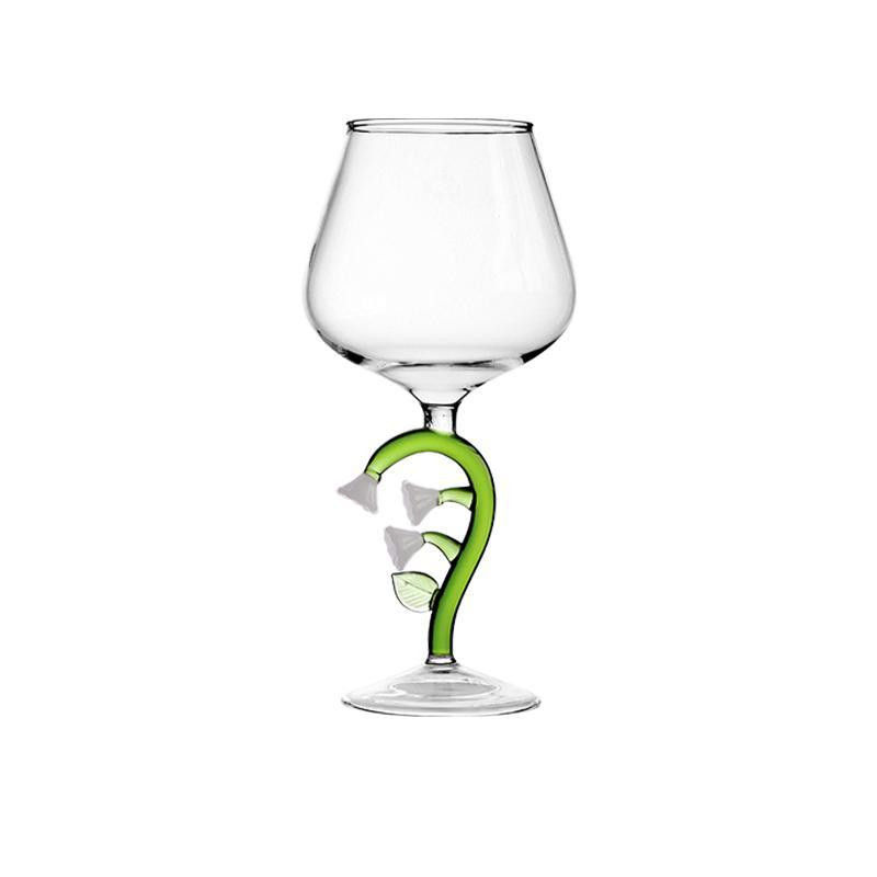 Thumbnail: Creative Plant Glass Goblet Cocktail Glasses