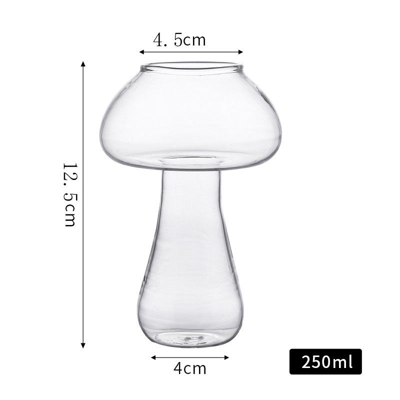 Thumbnail: Mushroom Cocktail Glass Cup with Straw For Drinks