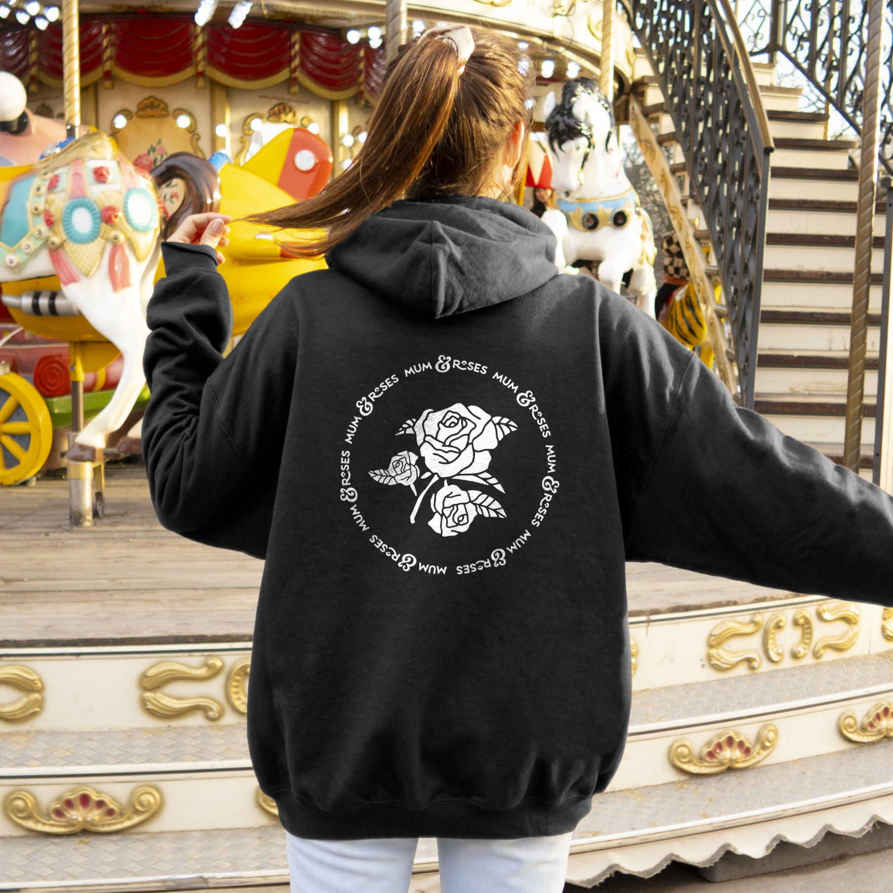 Mum & Roses | hoodie adulte