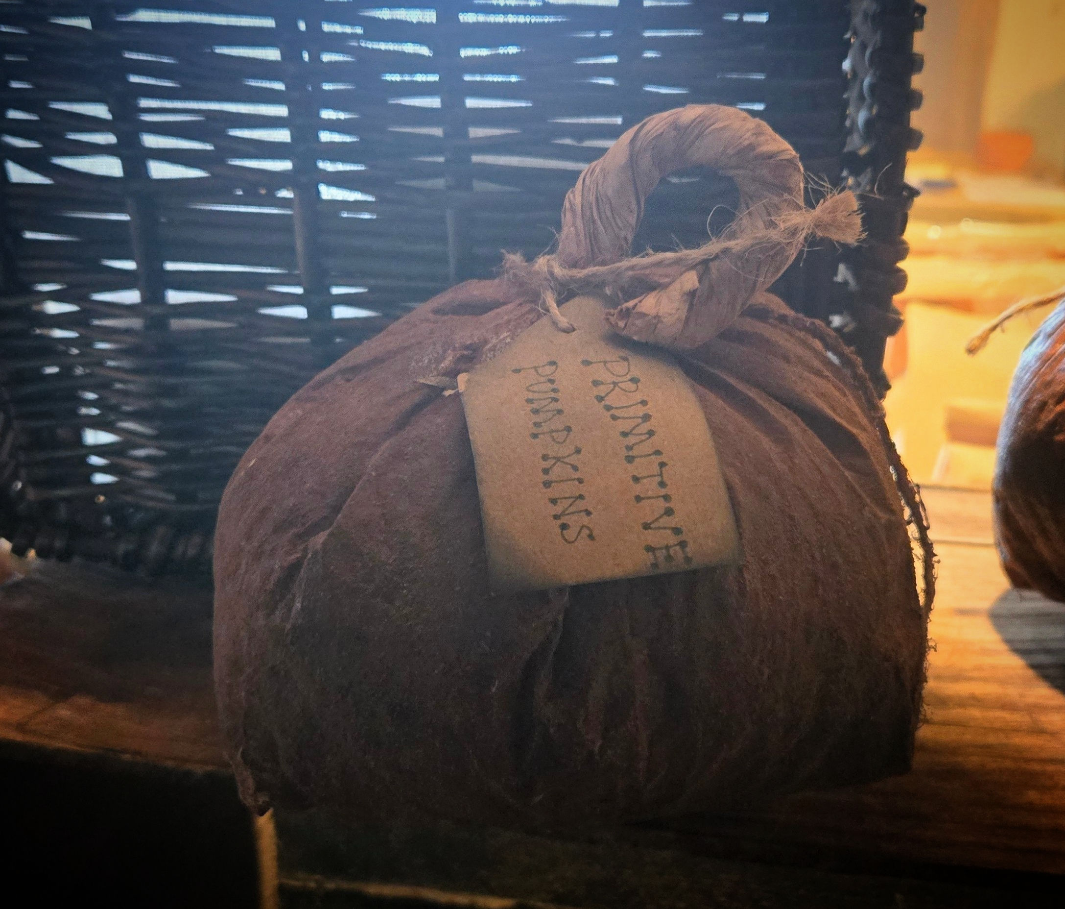 Grungy Stuffed Pumpkin