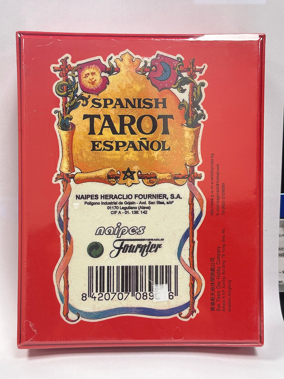 Miniatura: Vista Trasera Tarot Español