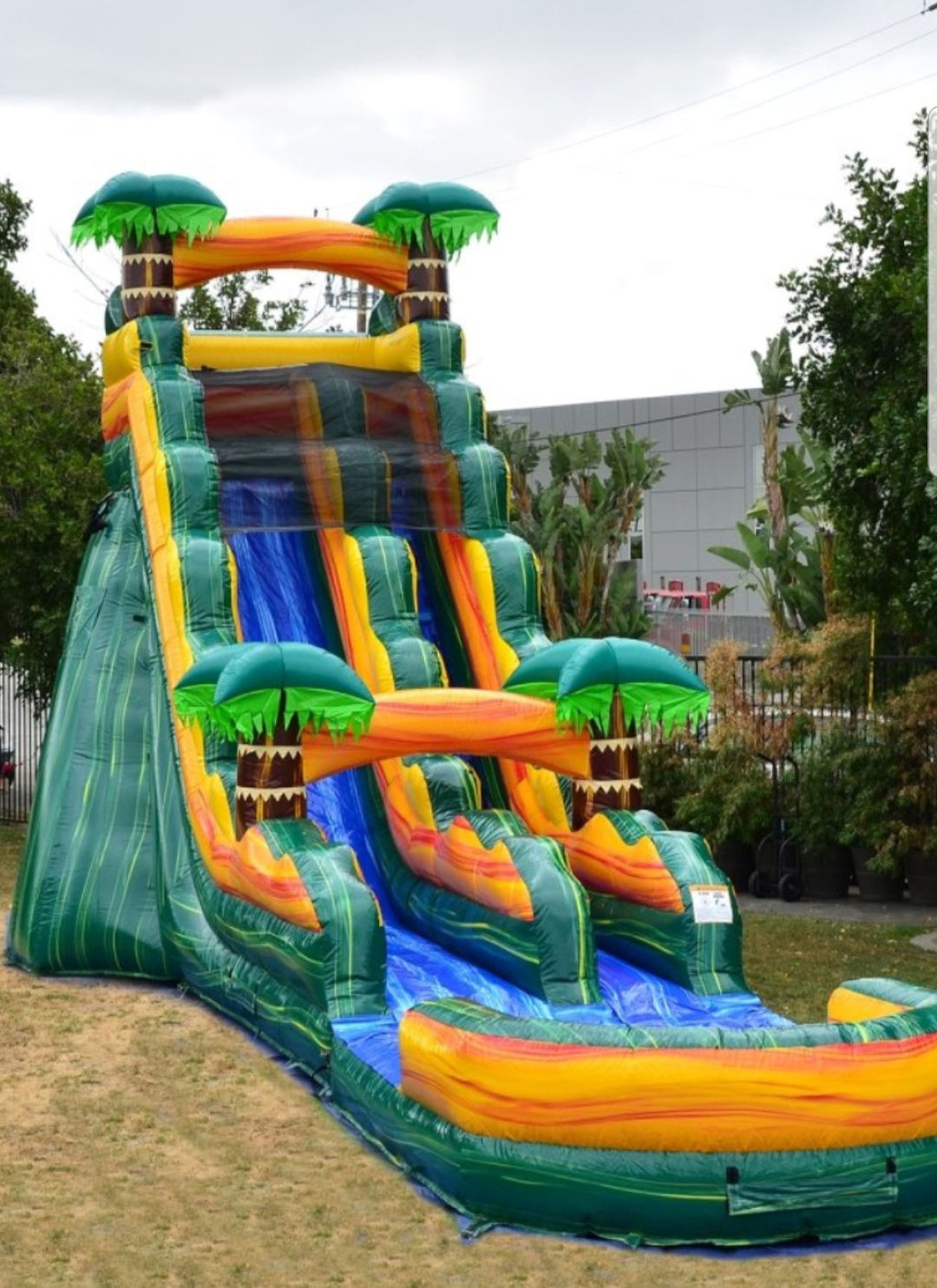20ft Green Tropical Slide