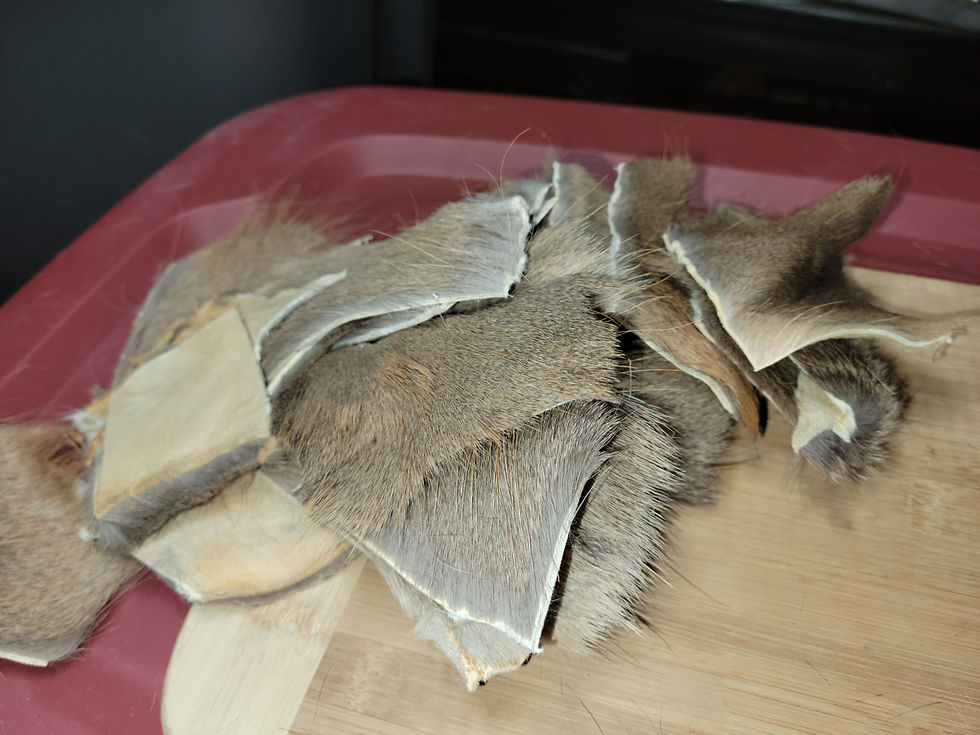 Thumbnail: Extra Extra Short Tanned Super Select Deer Hair (Whitetail Deer)