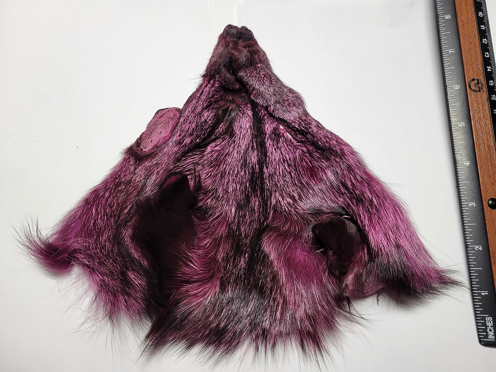 Thumbnail: Silver Fox Mask - Silver Fox AAA Tinted Pink - Pink